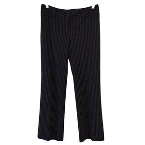 AB Studios Womens Pants Size 6 Black Pinstripe